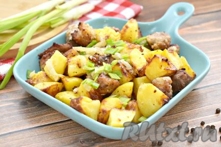 Свинина с картошкой в аэрогриле
