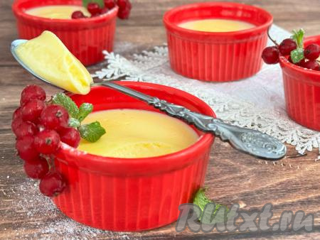 Молочный пудинг с кукурузным крахмалом