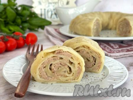 Ханум с фаршем и капустой