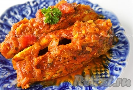 Вкусная речная рыба в томате или рыба почти по-бенгальски