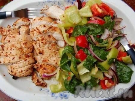Маринованная куриная грудка