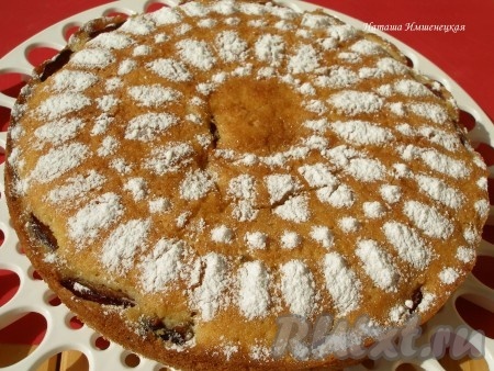 Вкусный пирог со сливами