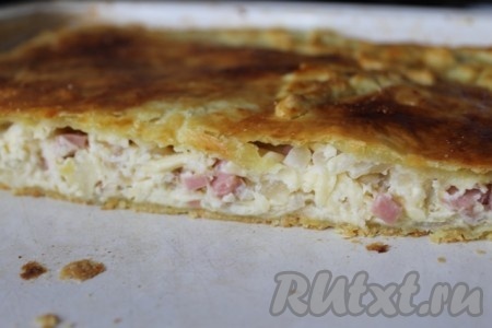 Луковый пирог с сыром "Чиполлино"