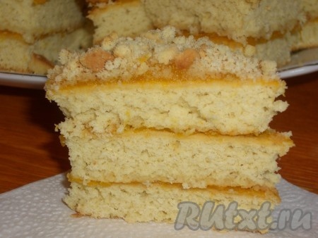 Рецепт пирога с тыквой "Ромбик" 