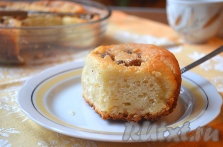 Творожные булочки с яблоками и корицей