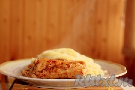 Свиные ребрышки со спагетти 