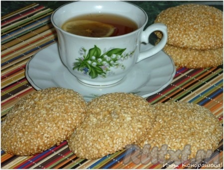 Рецепт печенья с кунжутом в домашних условиях