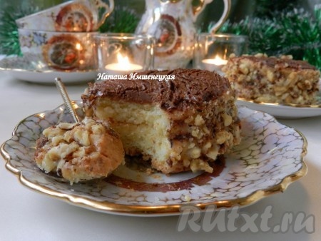 Бисквитно-кремовые пирожные