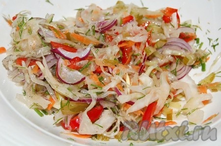 Рецепт зимнего салата