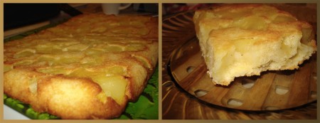 Пирог с ананасами