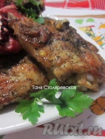Курица в гранатовом соусе