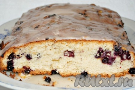 Пирог с замороженными ягодами