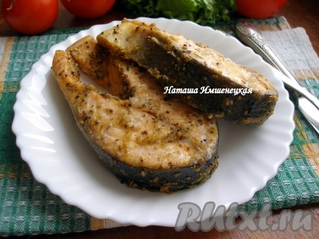 Рецепт лосося, запеченного в духовке (с ароматными специями)