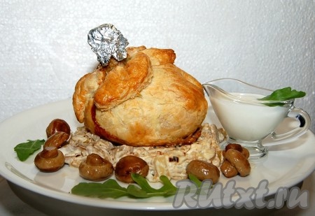 Куриные ножки в слоеном тесте