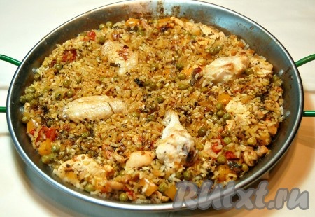 Паэлья с курицей