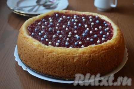 Сливочный чизкейк со сметанным кремом