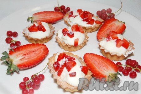 Корзиночки из песочного теста