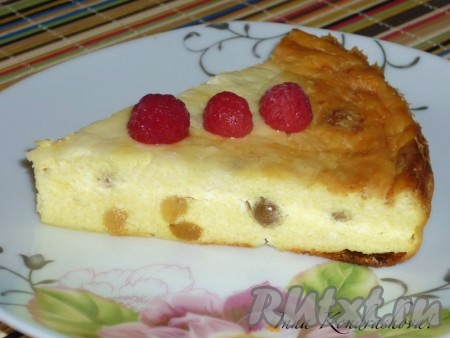 Творожно-манная запеканка в духовке