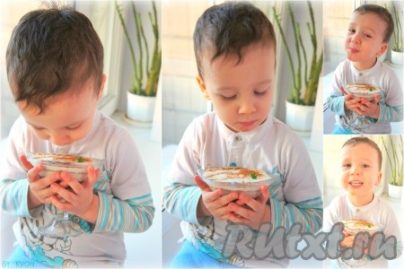 Если в этот десерт не добавлять алкоголь и заменить кофе на какао, то получится вкусный детский десерт.