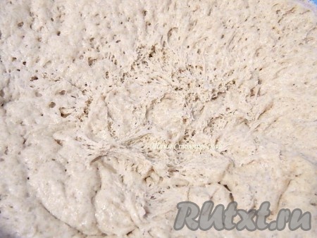 Накрываем его и оставляем подходить.