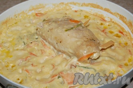 И продолжить тушить под крышкой ещё минут 10.