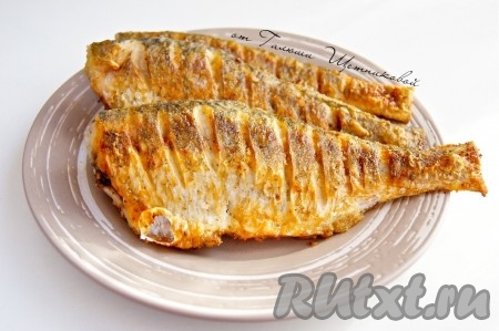 Вкусная, аппетитная жареная густера и плотва готова.
