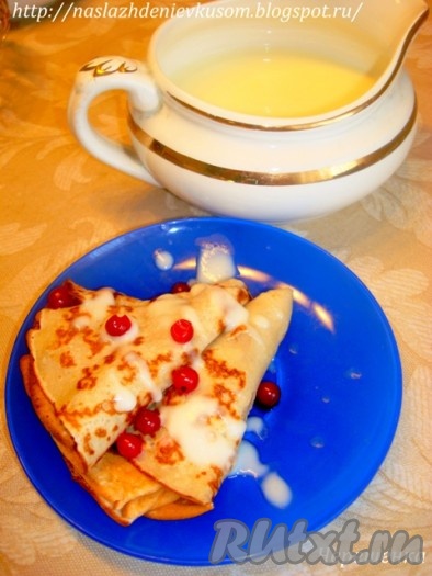 Банановые блинчики.