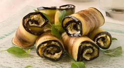 Рулеты из баклажанов
