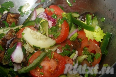 Перемешать.