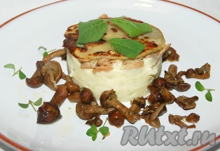 Картофельное пюре с грибами