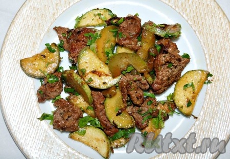 Кабачки с мясом