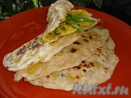 Роти с картофелем карри