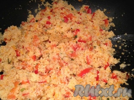 Тем временем кус-кус готов.