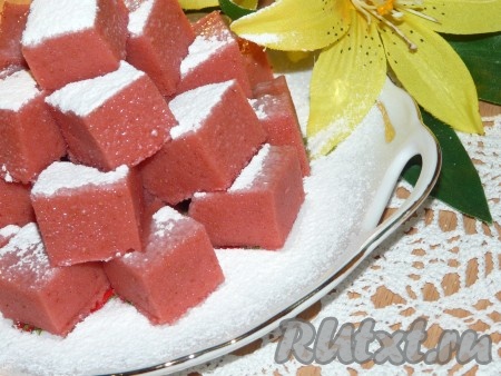 Клубничный "Рахат-лукум"