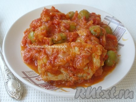 Куриные бедра в соусе