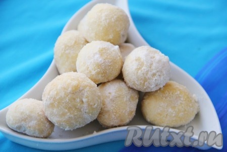 Простое песочное печенье на сливочном масле