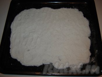 Противень с солью
