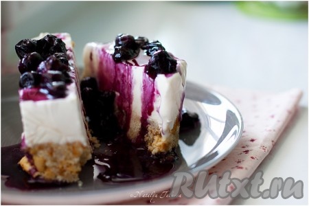 Торт-парфе с ягодным ликером