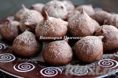 Шоколадные профитроли