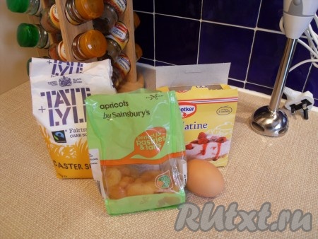 Ингредиенты для приготовления самбука из абрикосов