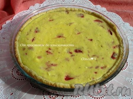 Очень вкусный пирог готов!