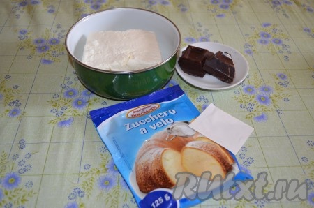 Готовим крем.
