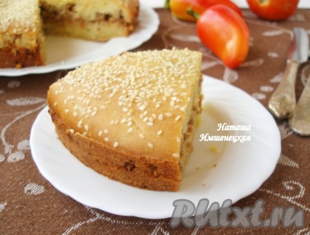 Пирог с мясным фаршем