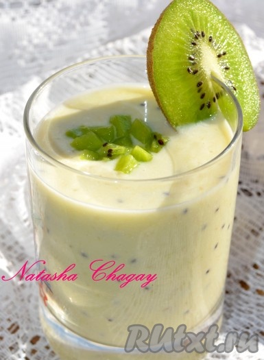 Коктейль с молоком и творогом