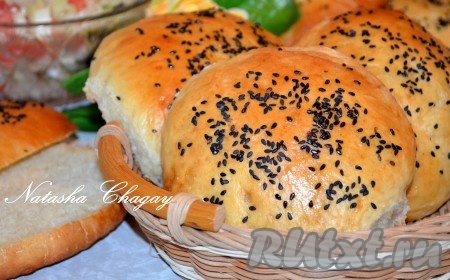 Булочки на сыворотке с дрожжами