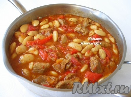 Мясное рагу с овощами