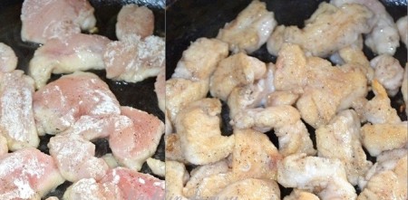 Обжарить его на масле не больше 5 минут. Не передержать.