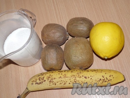  Приготовить фрукты для нашего варенья.