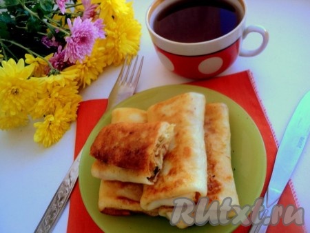 Начинка для блинов из варёной курицы