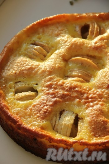 Эльзасский пирог с яблоками